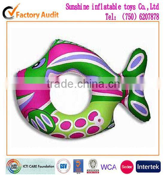 2014 Sellable Pvc Inflatable Air Swim Ring For Children