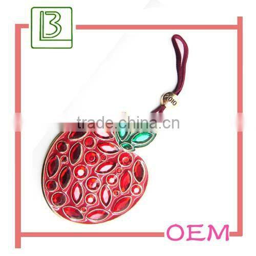 Christmas Metal souvenir custom logo keychain