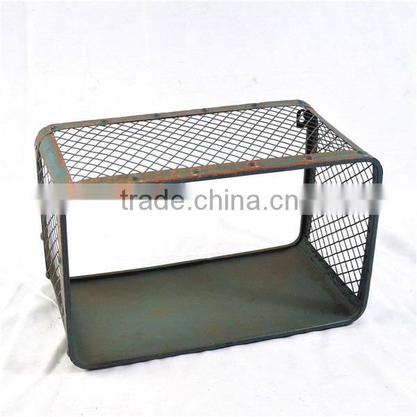 French decorative shelf antique storage wall cube