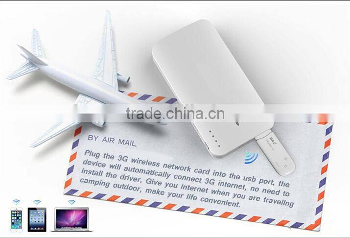 Multi-function 3g wifi router power bank with RoHs CE FCC