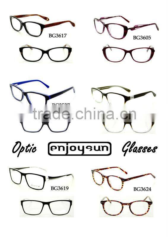 2015 high quality fashion style tr90 optical glasses