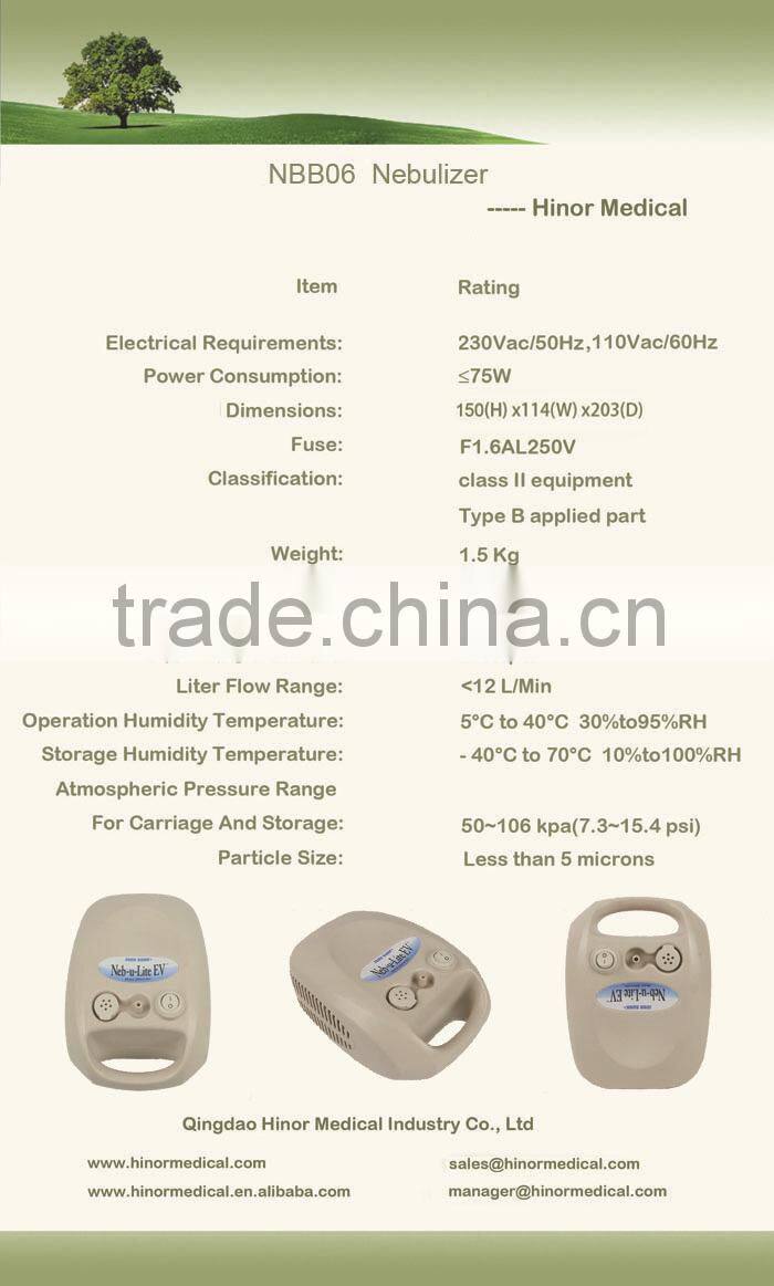 Design hot selling nebulizer for asthma inhaler