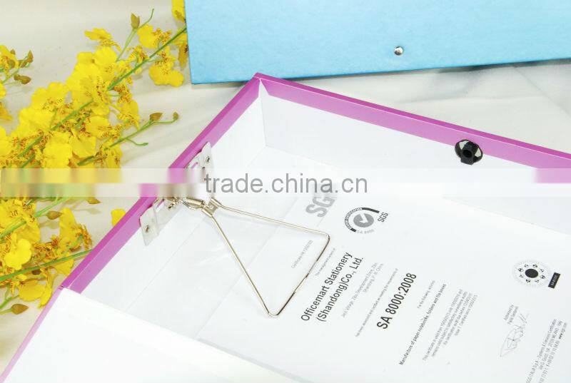 a4 color kraft cover file boxs