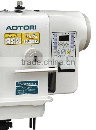 High-speed integrated mechatronic computerized directdrive lockstitch machine with Auto-trimmer