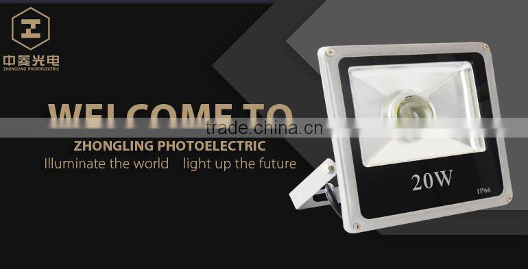 led flood light whit lens 20w