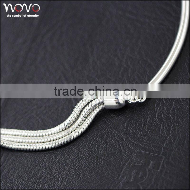 simple deign fashion chain alloy necklace