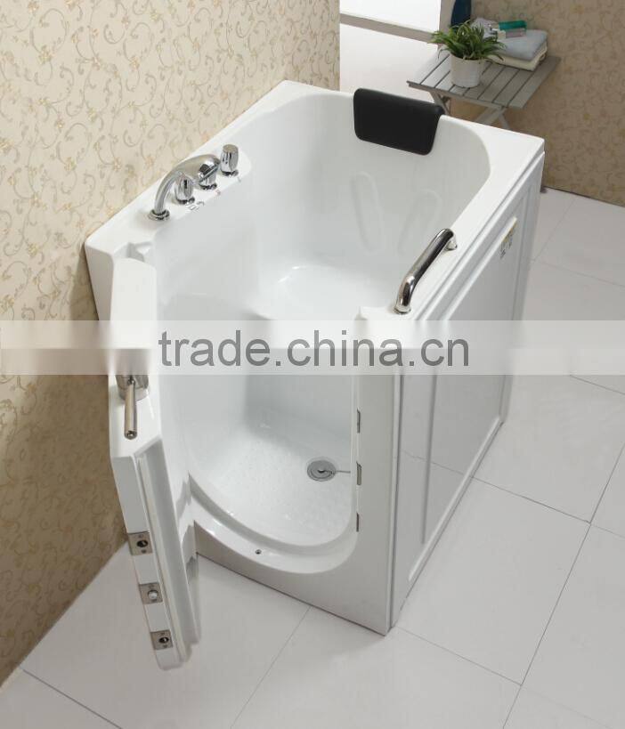Q316N Walk in shower tub combo /acrylic massage walk in bathtub
