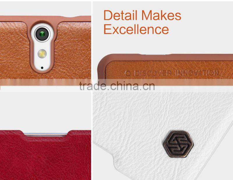 New arrvial Leather flip case for Sony C5 ultra