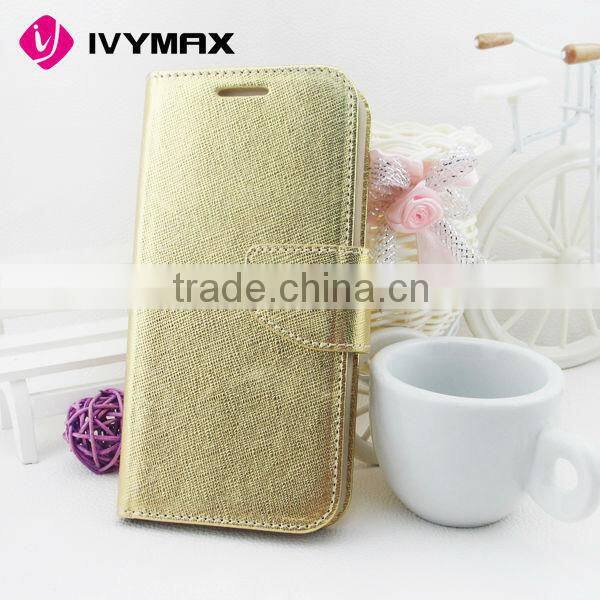 Classic Leather Wallet Case for Samsung Galaxy S6 Flip Case
