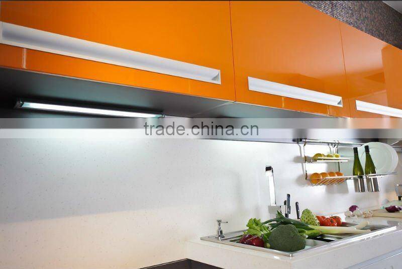 Bake painting kitchen cabinet orange mixed white