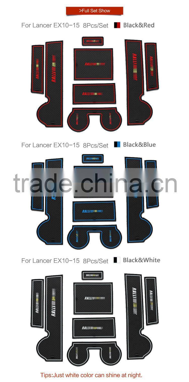 China alibaba car mats wholesale for Mitsubishi Lancer EX 2010-2015 8 pcs/set