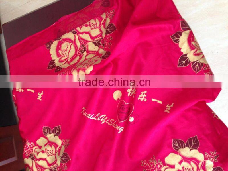 polyester warp knitted tricot printed fabric mattress fabric