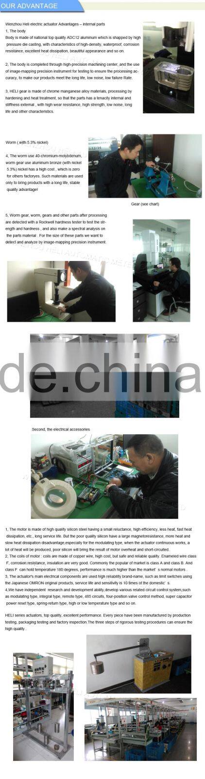 DC/AC24V rotary air damper actuator with CE