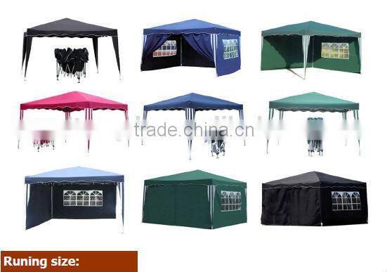 10x10' hot sale in Brazil Market good quality cheap price canvas tent