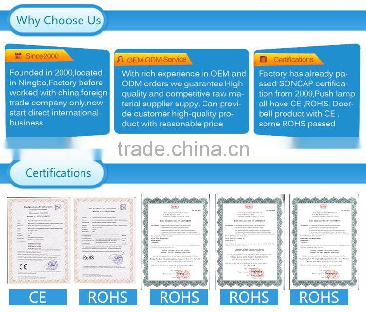 Seldorauk Over 15years experience factory colorful led soft touch light switch