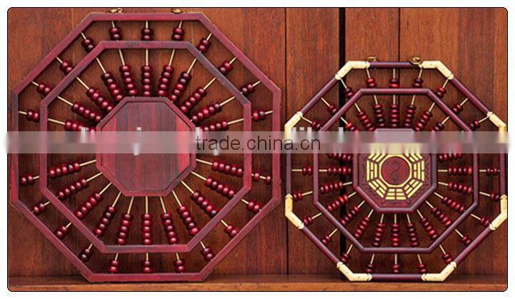 Padauk wooden Counting Frame, Chinese abacus