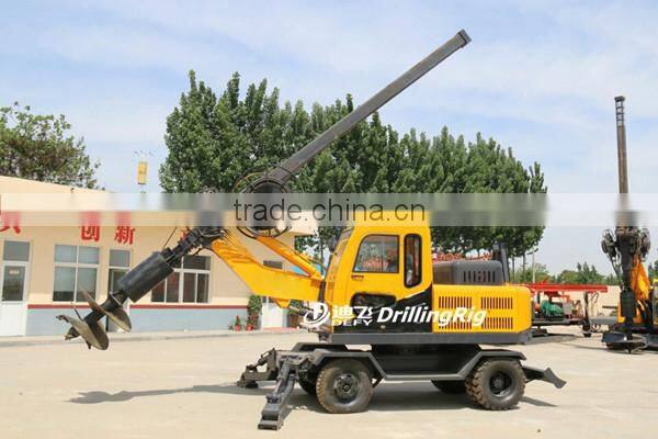 15m Depth Hammer pile driver DFR-10W used screw pile driver price