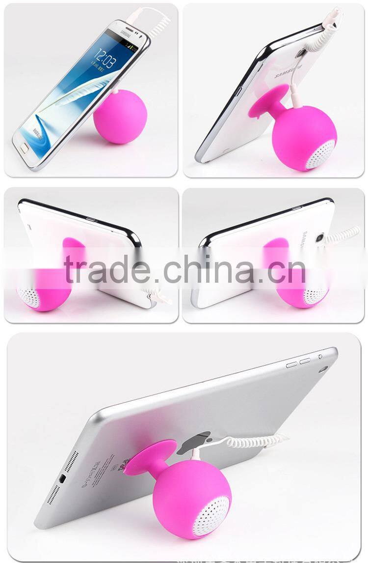 the best sale promotion gift speaker with dustproof waterproof silicone case for mobile phone tablet pc