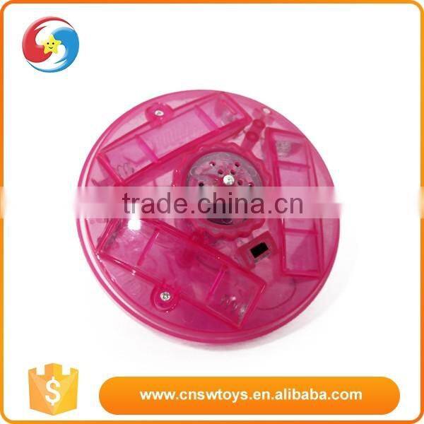 China toy electric plastic spinning top with light and music for children