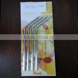 Novelty style stainless steel drinking straw
