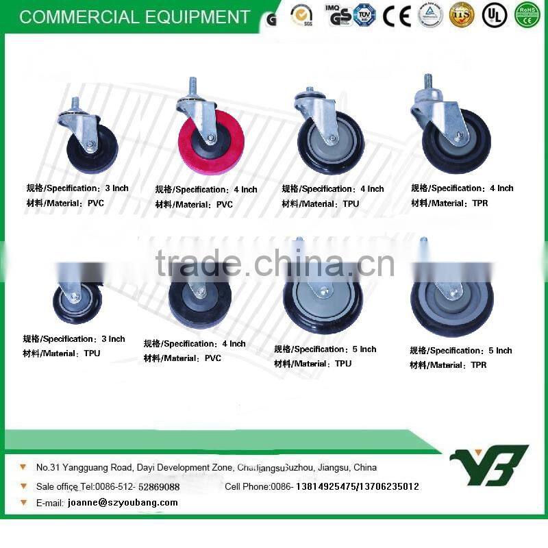 HOT SALE! Top quality wheels for supermarket trolley