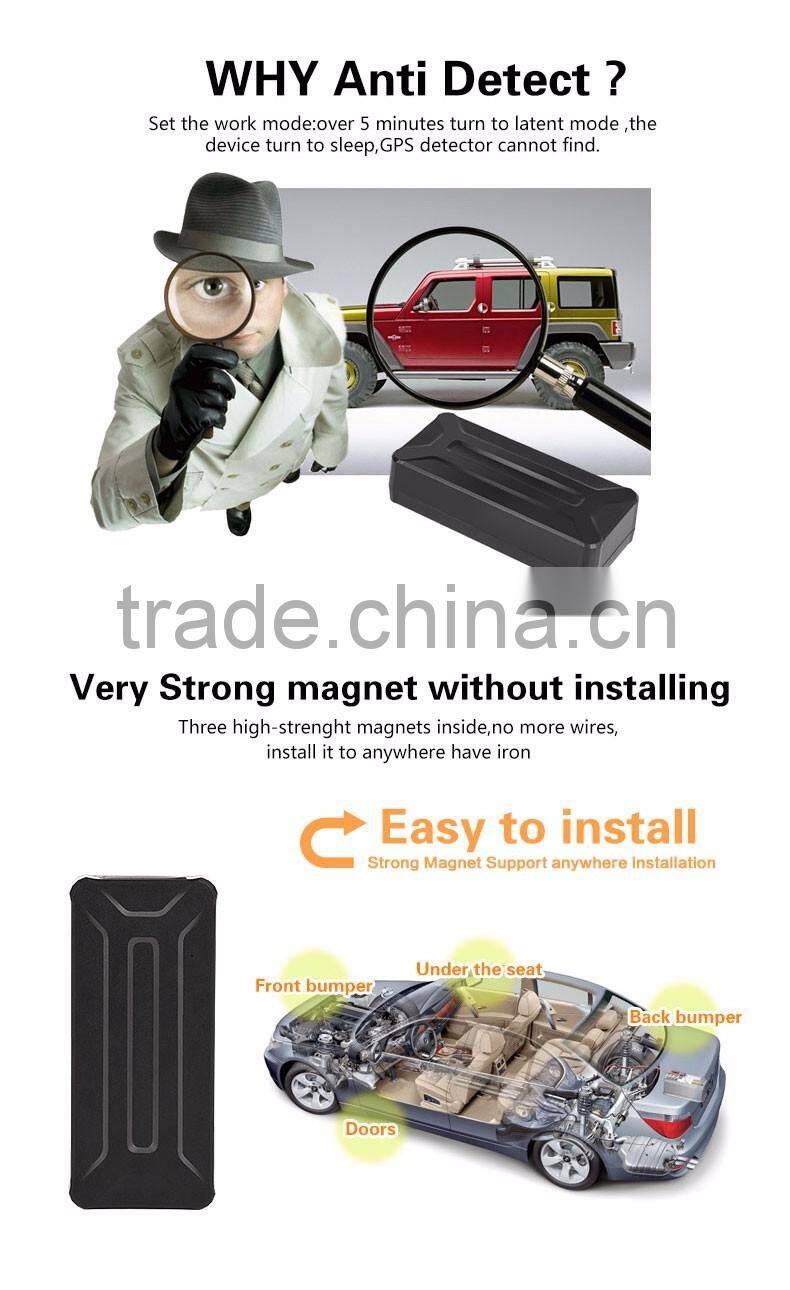 For Vehicle tracking Magnetic installation wireless gps car tracker