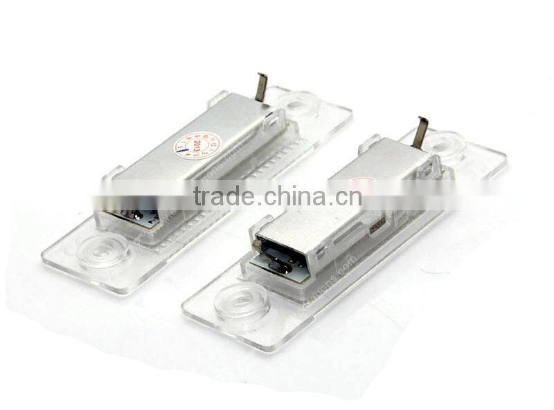 Canbus error free super white license plate lamp for VW for Skoda with Emark
