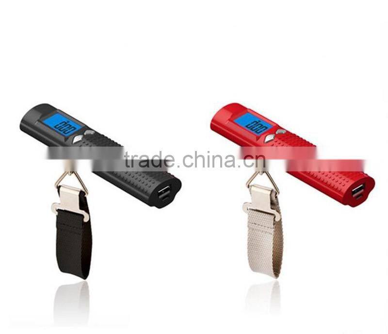 Newly 50kg digital luggage scale with 2600mAh Portable power pack