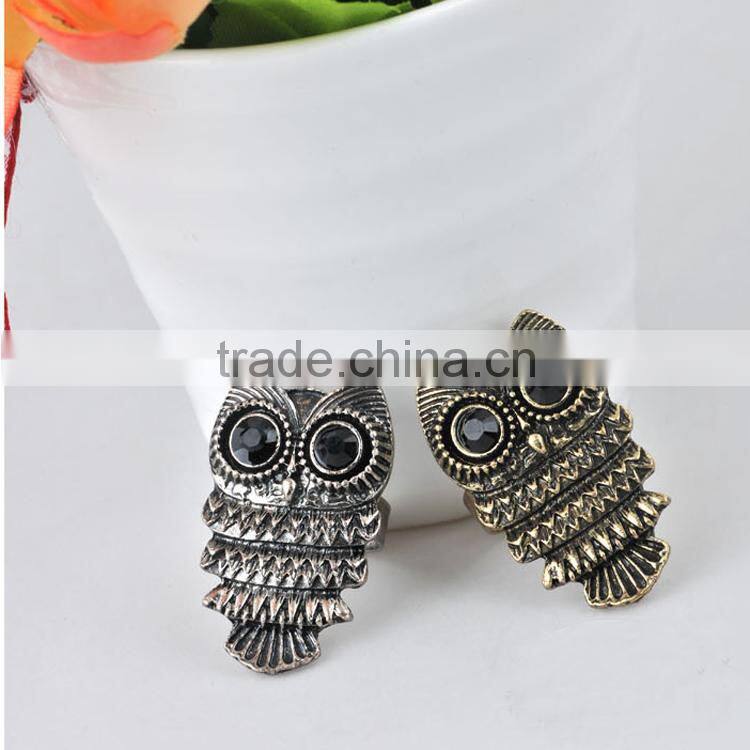 online shopping beautiful finger owl ring designs