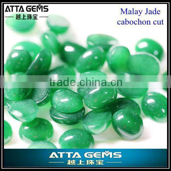 cabochon cut oval created quartz-sapphire blue glass