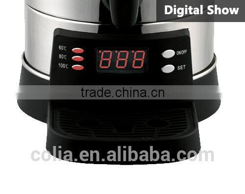 Keep warm longer catering tea urn soup cooker food warmer with level sight