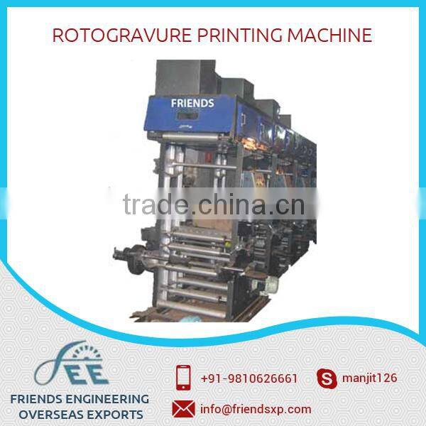 Rotogravure Printing Machine with Reversible Facility Available at Low Rate