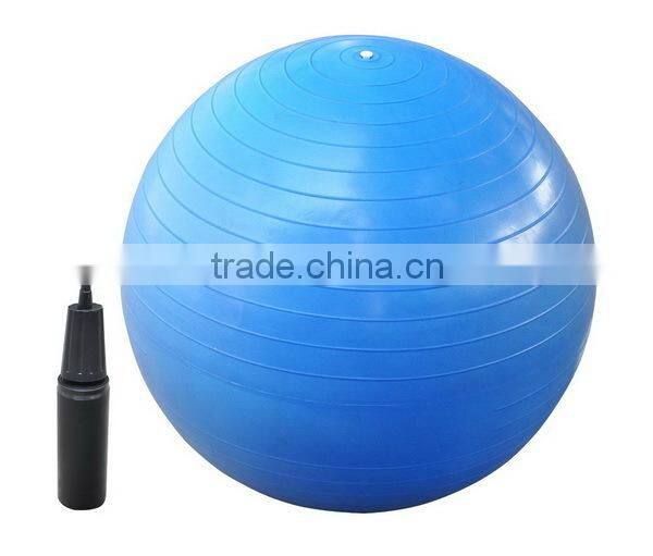 Anti-Burst Fitness and Exercise Ball with Pump and Colour box