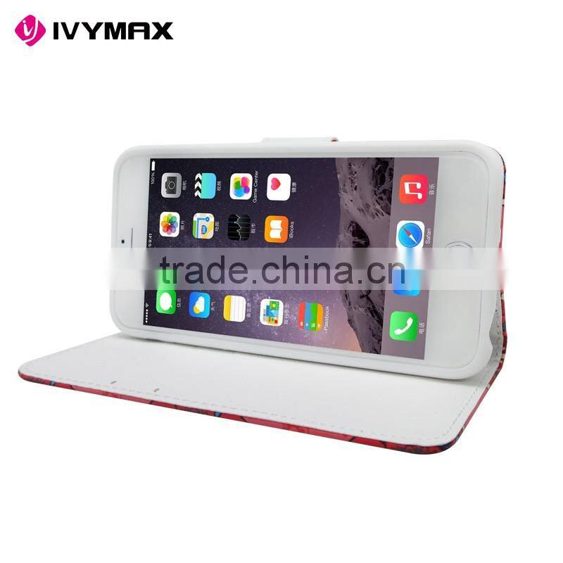 Free sample 2016 New Product cellphone case for iphone 6s Leather Wallet Case