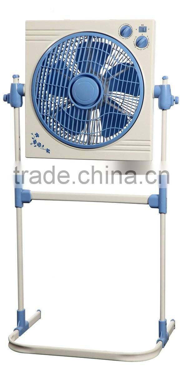 Dongguan hot sale 3 speed 12" stand box fan