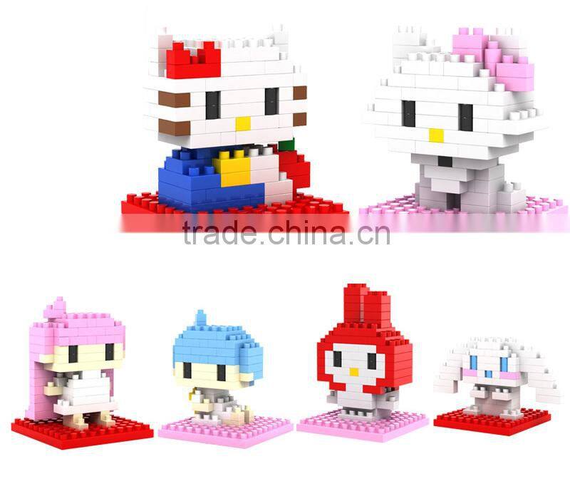 HOT Sale The Hero Series Cartoon Nano Building Block Toy