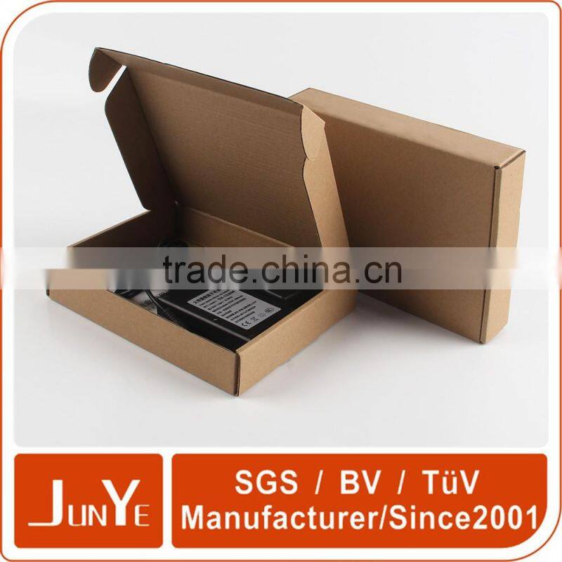 custom sizing brown packaging mail paper box manufacturing process
