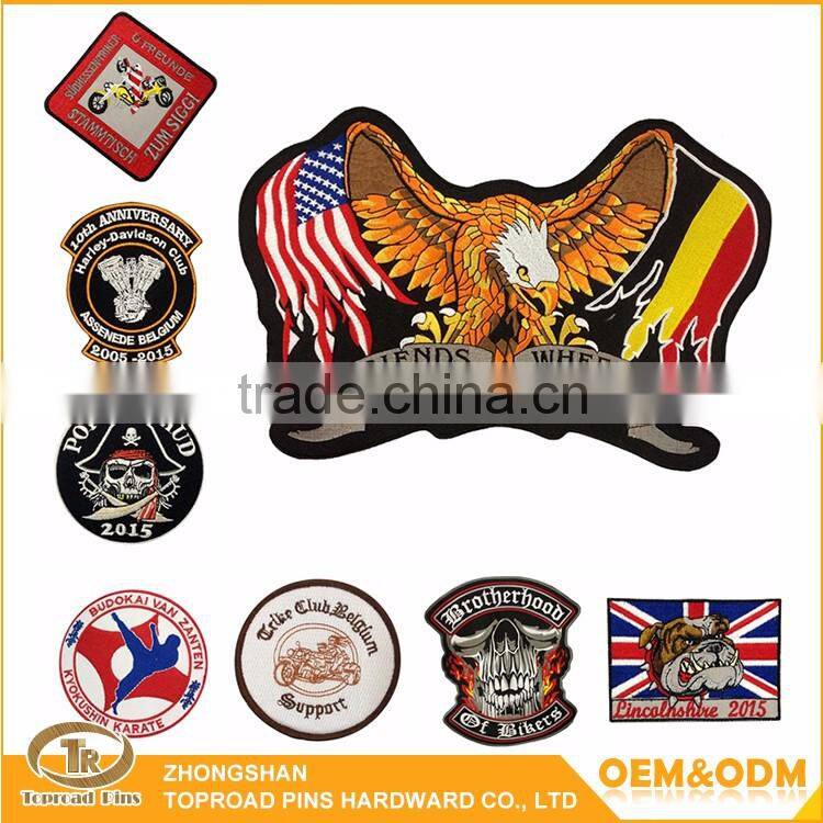 Wholesale china cheapest custom souvenir garment patches army unit patch