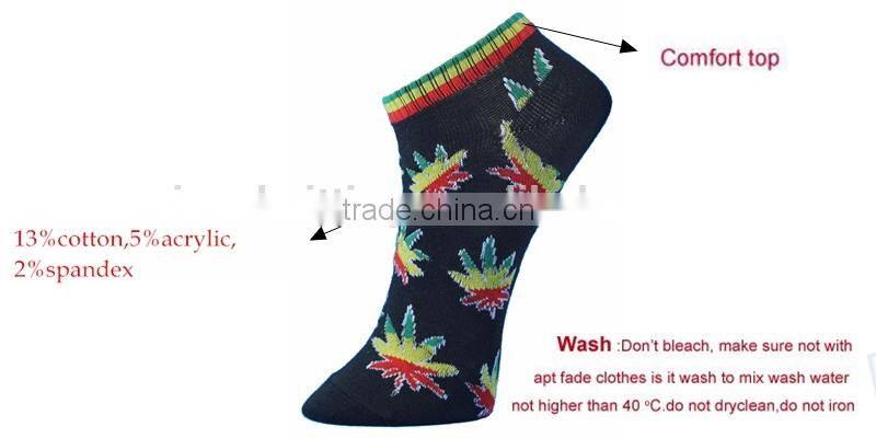 In Hot Sale!Selective Colorful Polyester Ankle Sock