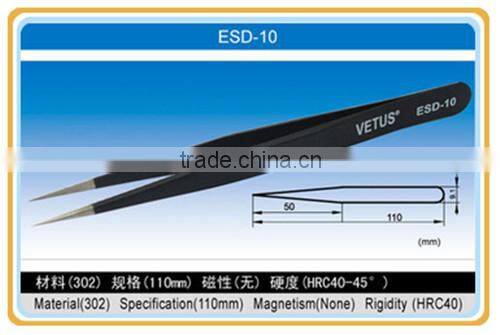 Stainless Cleanroom Lab ESD Tweezer ST-series ,ESD-series,
