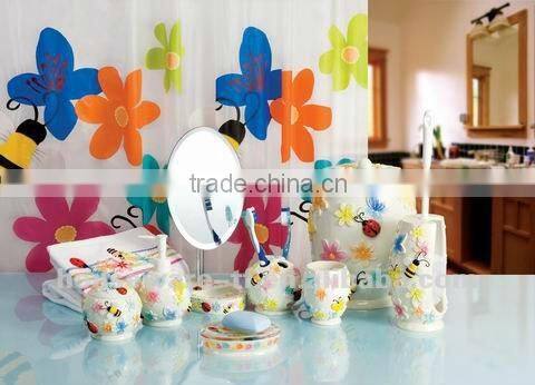 Resin Bathroom Tooth Utensil Set