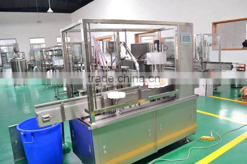 Automatic liquid filling packaging line