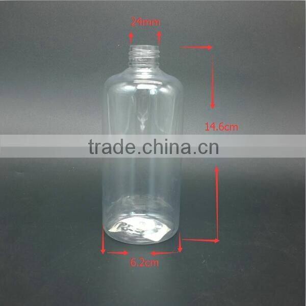 350ml clear round pet plastic bottles wholesale, plastic lotion bottle