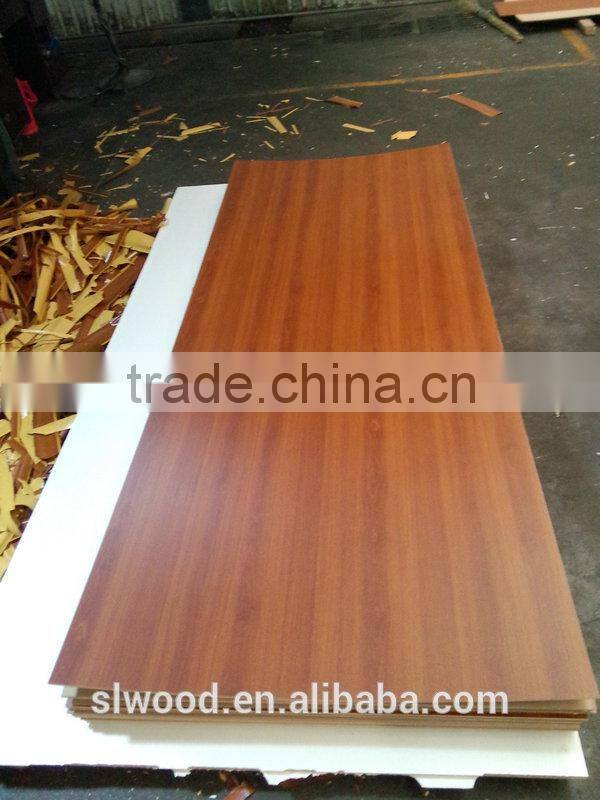 melamine faced mdf with round corner for furniture