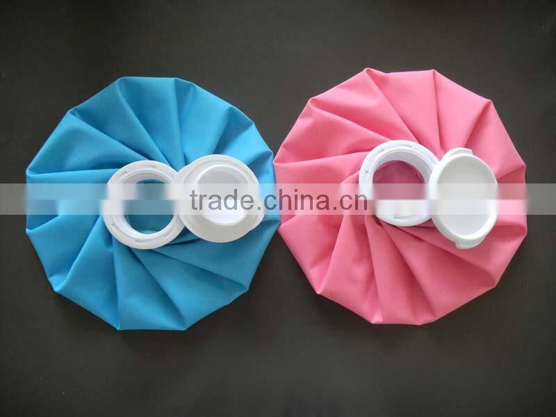 blue plastic ice cube bag for medical use
