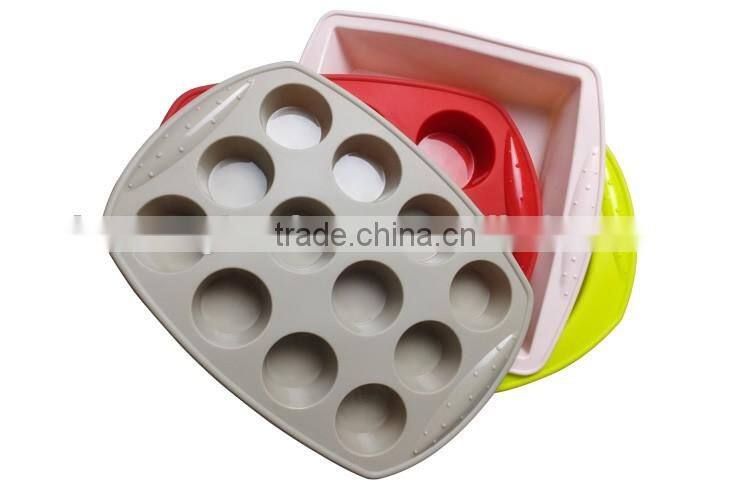 A02-21 Twelve Holes eco-friendly silicone mold for DIY cake mold baking & pastry mold