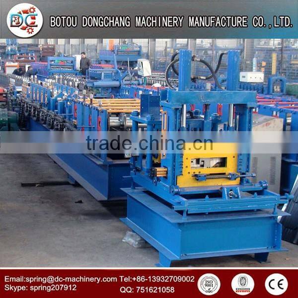 DC New product multifunctional C Z metal purlin cold roll former, C purlin steel