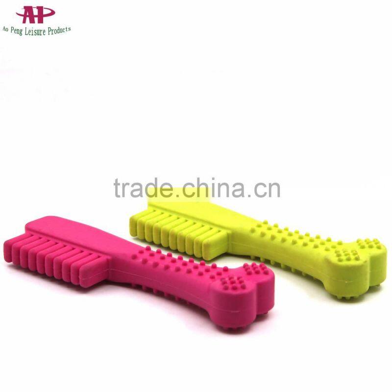 Dog Soft Rubber Toy Dog Teeth Dental Toy