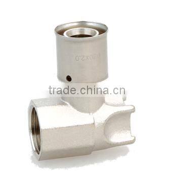 20X1/2" chrome plated brass pipe fitting HX-8702