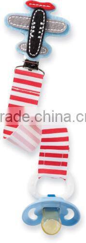 soother clip pacifier clip , pacifier chain and clip , metal pacifier clip